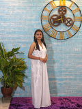 White Dress w/ White Embroidery