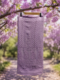 Skon Lavender Georgette Lucknowi Chikankari Unstitched Dress Material